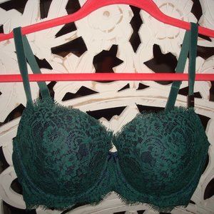 Victoria's Secret Dream Angels Bra 32DDD Green